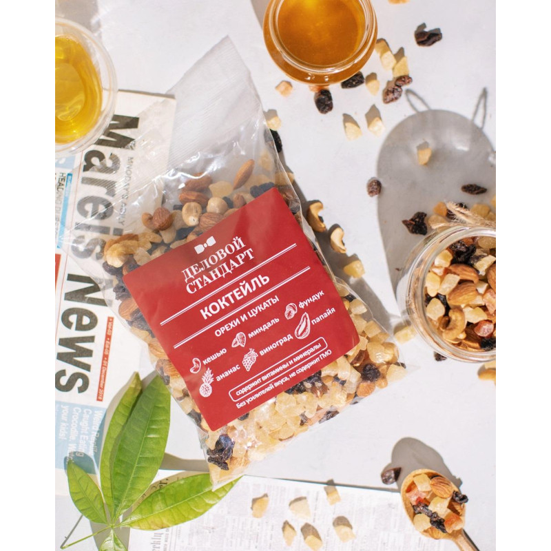 Коктейль Деловой Стандарт орехи и цукаты, 500г
