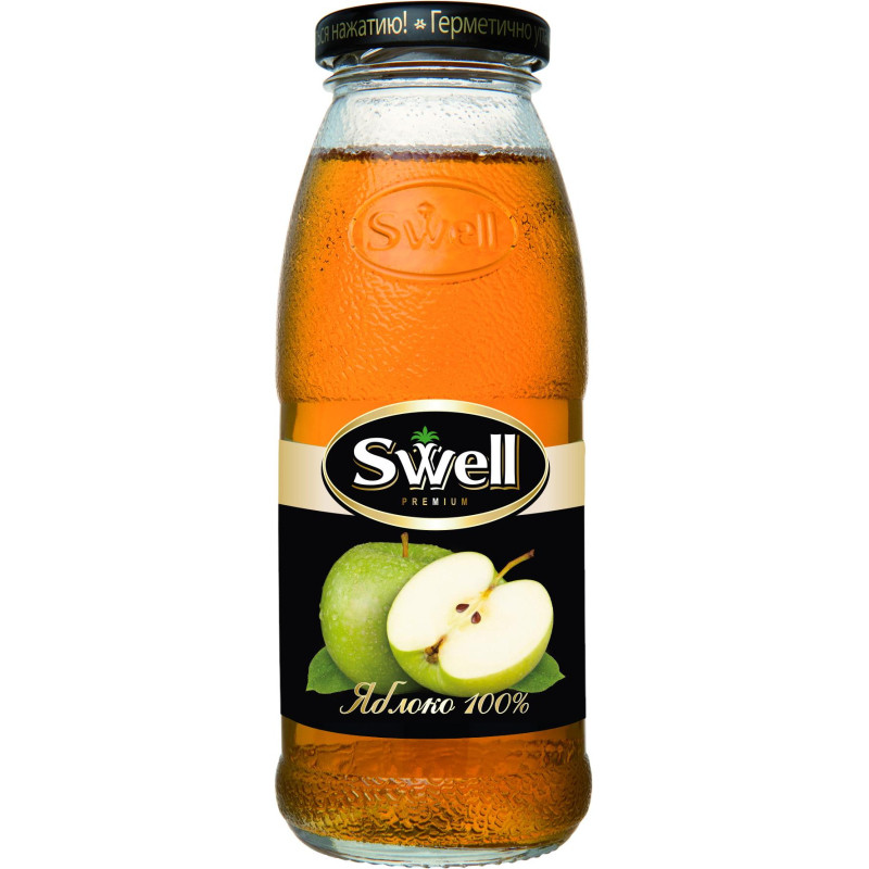 Сок SWELL яблочный осветл. 0.25 л