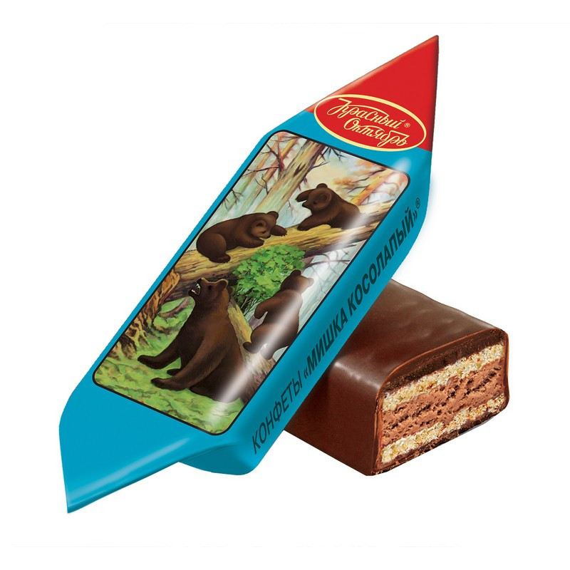 Конфеты шоколадные Мишка косолапый, 200г