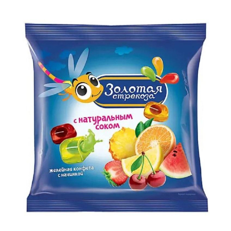 Конфеты желейные Золотая стрекоза, 500г (ВК281)