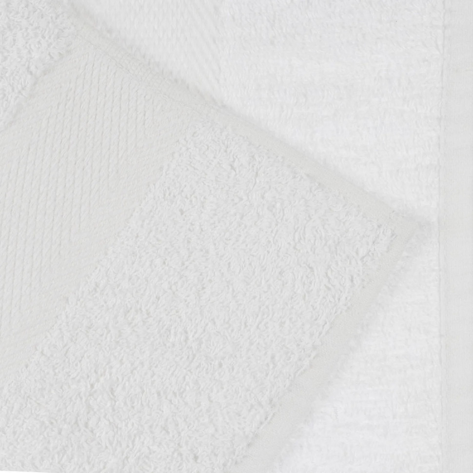 Набор полотенец махровых бордюр 440г/м2, 70х140 белый, 5шт