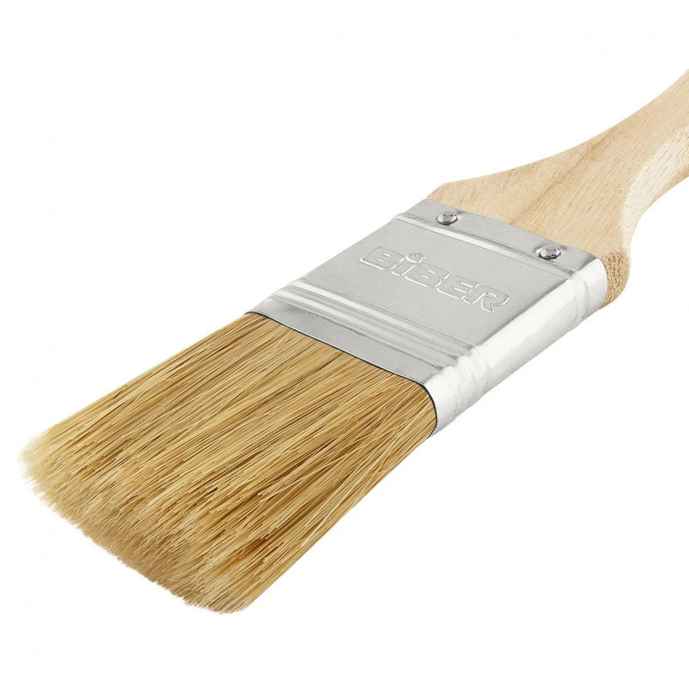 Кисть флейцевая БИБЕР 31122 Стандарт натуральная щетина, 25 мм СПб