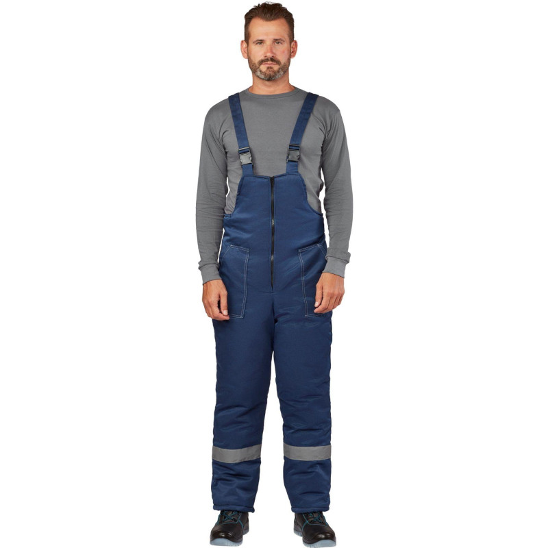 Полукомбинезон рабочий зимний м з32-ПК син смес 44-46 170-176 (Арсенал-СП)