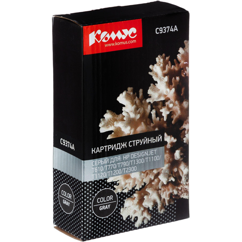 Картридж струйный Комус 72 C9374A сер. для DgnJ T610/770/1100/1120
