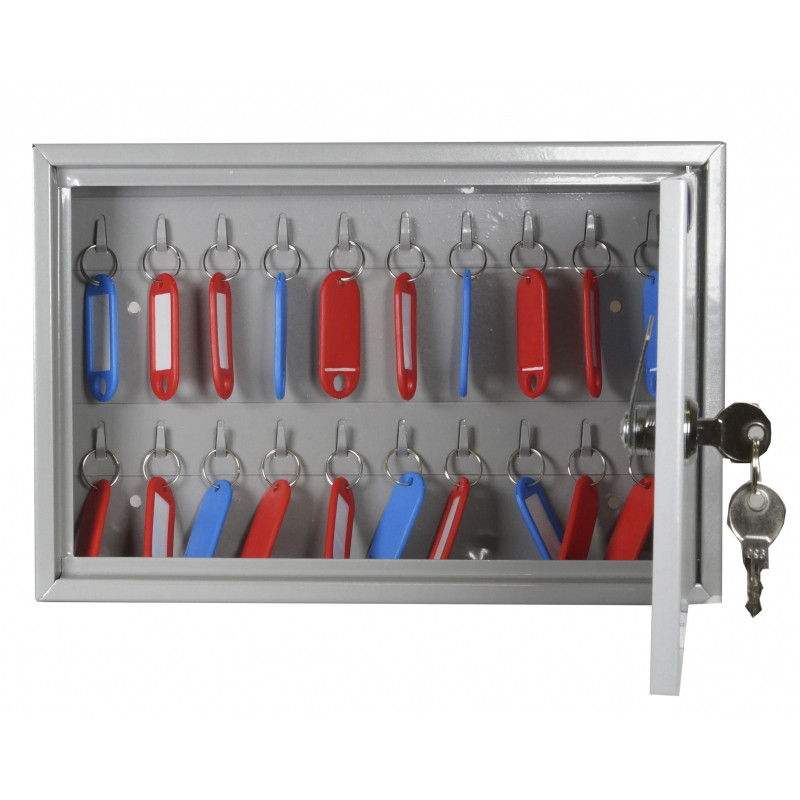 Шкаф для ключей Cobalt К-20 на 20 ключей с брелоками 300х50х180