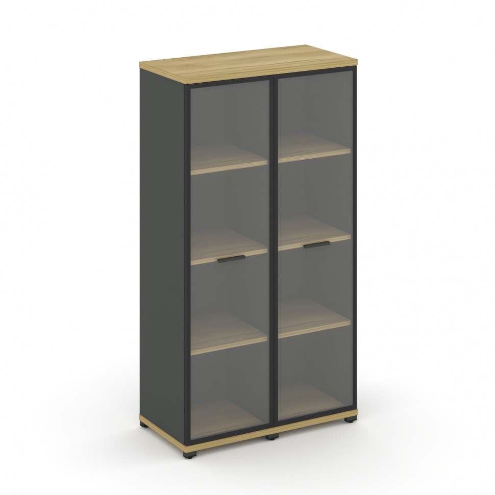 Concept Шкаф 2 узкие секции, 4 ниши CN.STU-426 RPB A Дуб Винченцо/Антрацит/Металл Антрацит/Прозрачны Concept Шкаф 2 узкие секции, 4 ниши CN.STU-426 RPB A Дуб Винченцо/Антрацит/Металл Антрацит/Прозрачны