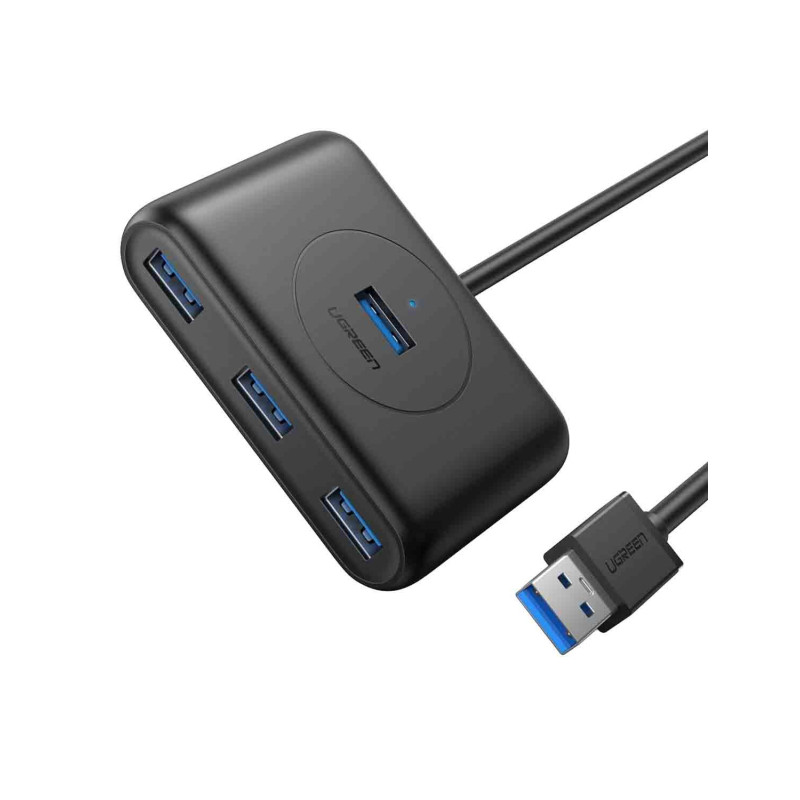 Разветвитель USB UGREEN 4 х USB 3.0, 1 м, цвет черный (20291) Разветвитель USB UGREEN 4 х USB 3.0, 1 м, цвет черный (20291)