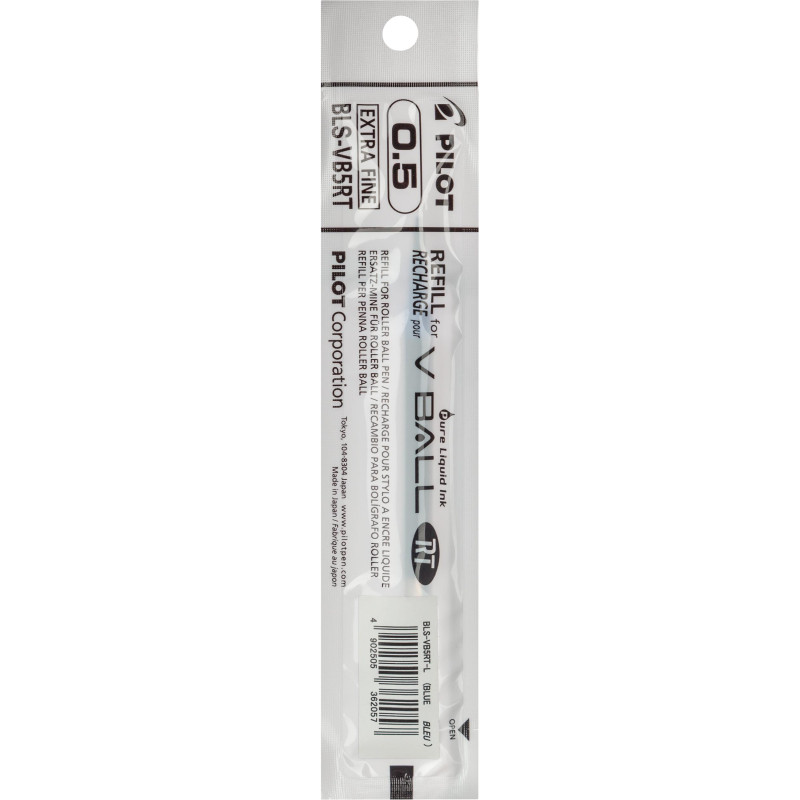 Стержень для роллера 111мм для PILOT BLS-VB5RT синий 0,25 Япония Стержень для роллера 111мм для PILOT BLS-VB5RT синий 0,25 Япония