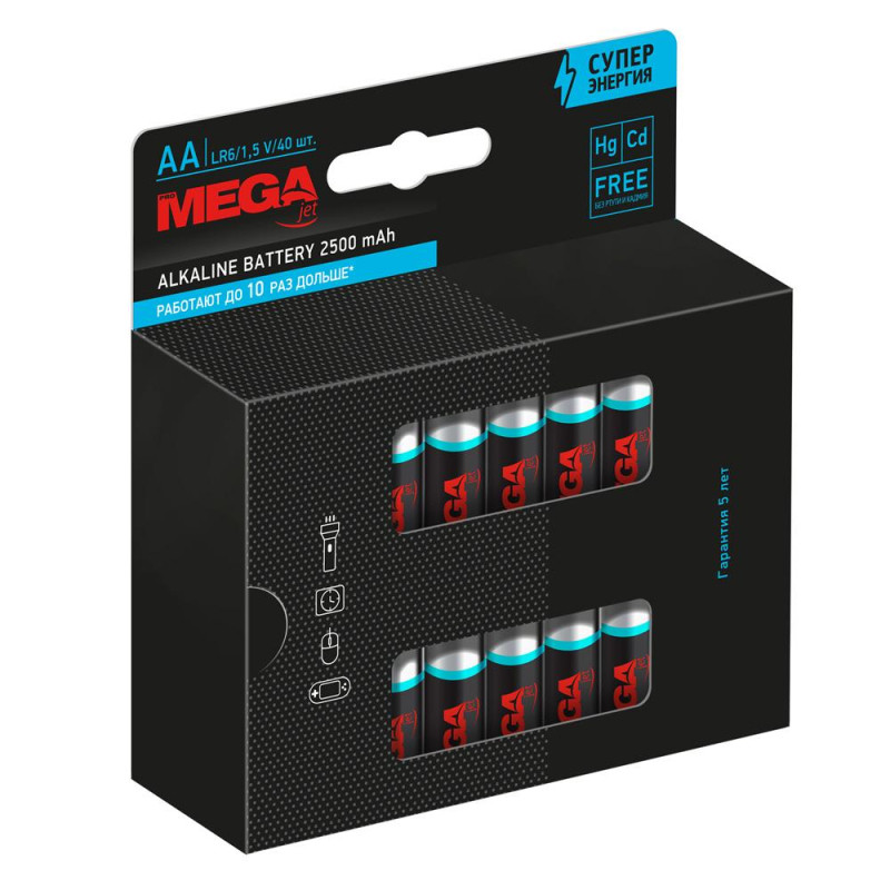 Батарейка Promega AA/LR06 уп/40шт      