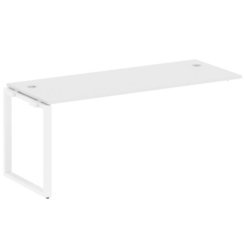 Metal System Проходной элемент рабочей станции на О-образном м/к БО.ПРС-СП-1.5 Белый/Металл Белый 18