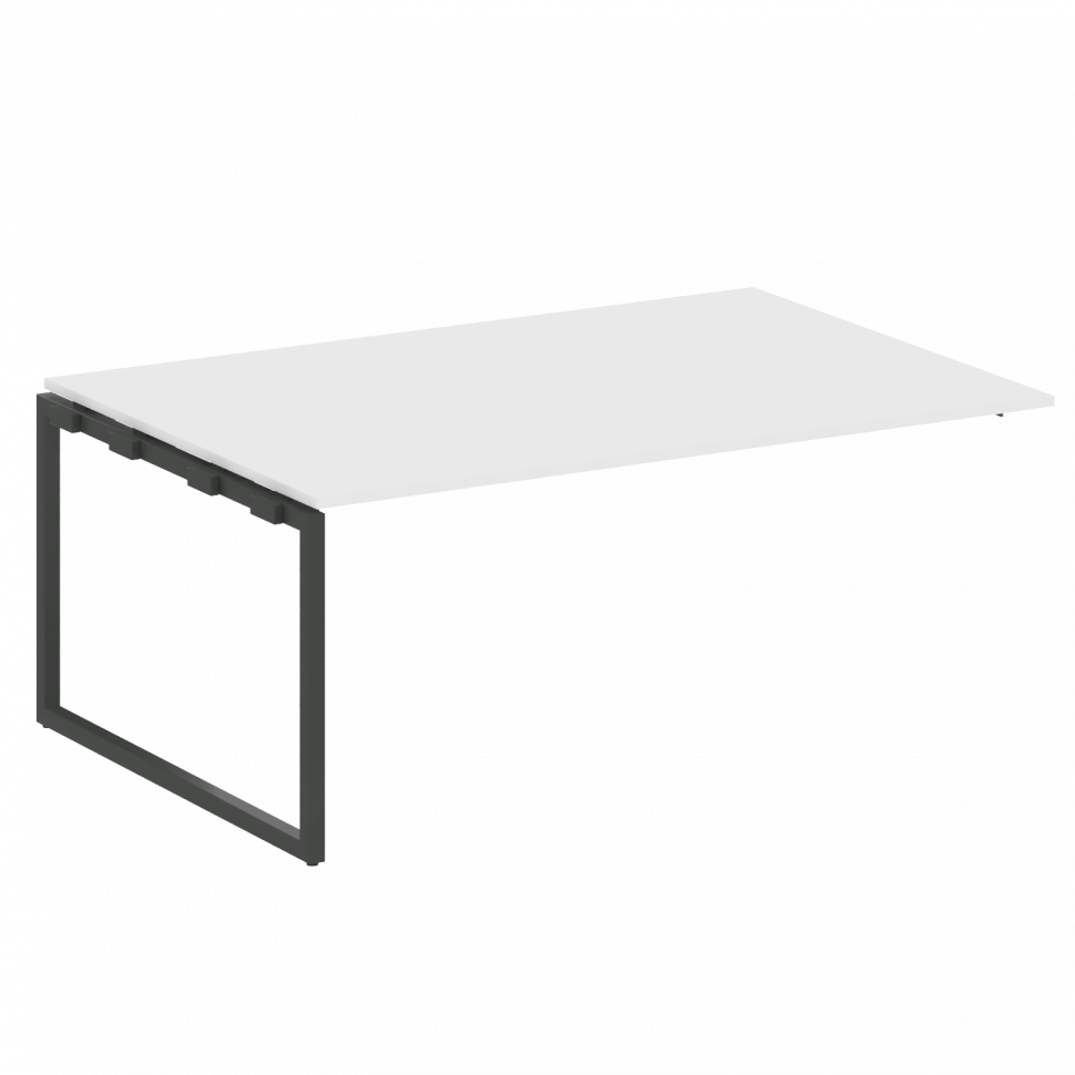 Metal System Quattro Проходной элемент перег. стола на О-образном м/к 40БО.ППРГ-5 Белый/Металл Антра Metal System Quattro Проходной элемент перег. стола на О-образном м/к 40БО.ППРГ-5 Белый/Металл Антра