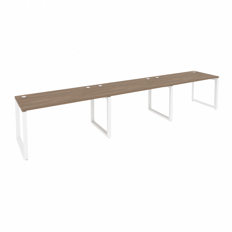 Onix Рабочая станция на О-образном м/к O.MO-RS-3.3.7 Дуб Аризона/Металл Белый 4140*720*750