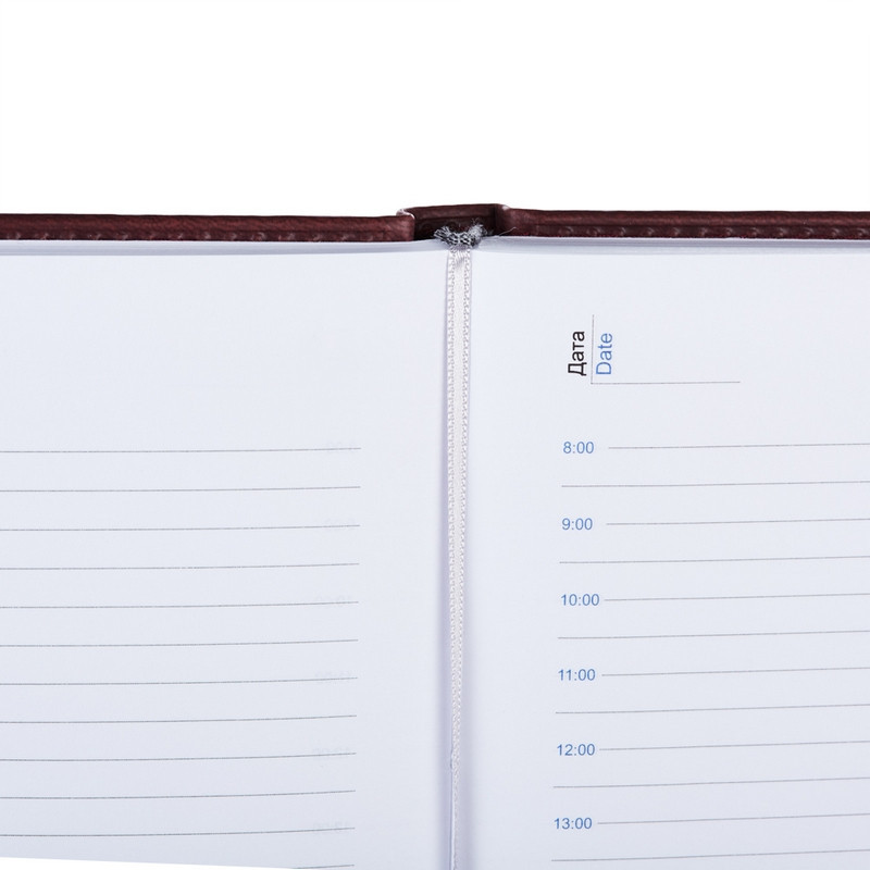Ежедневник недатированный бордо,А5,148х218мм,176л,ATTACHE Вива