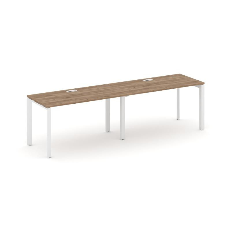 Style Project Рабочая станция односторонняя SN-59P.ORS-022 Дуб Табак/Металл Белый/Белый Заглушка 236