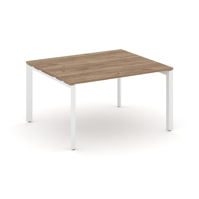 Style Project Стол переговорный SN-59P.SPRG-032.3 Дуб Табак/Металл Белый 1180*1180*750