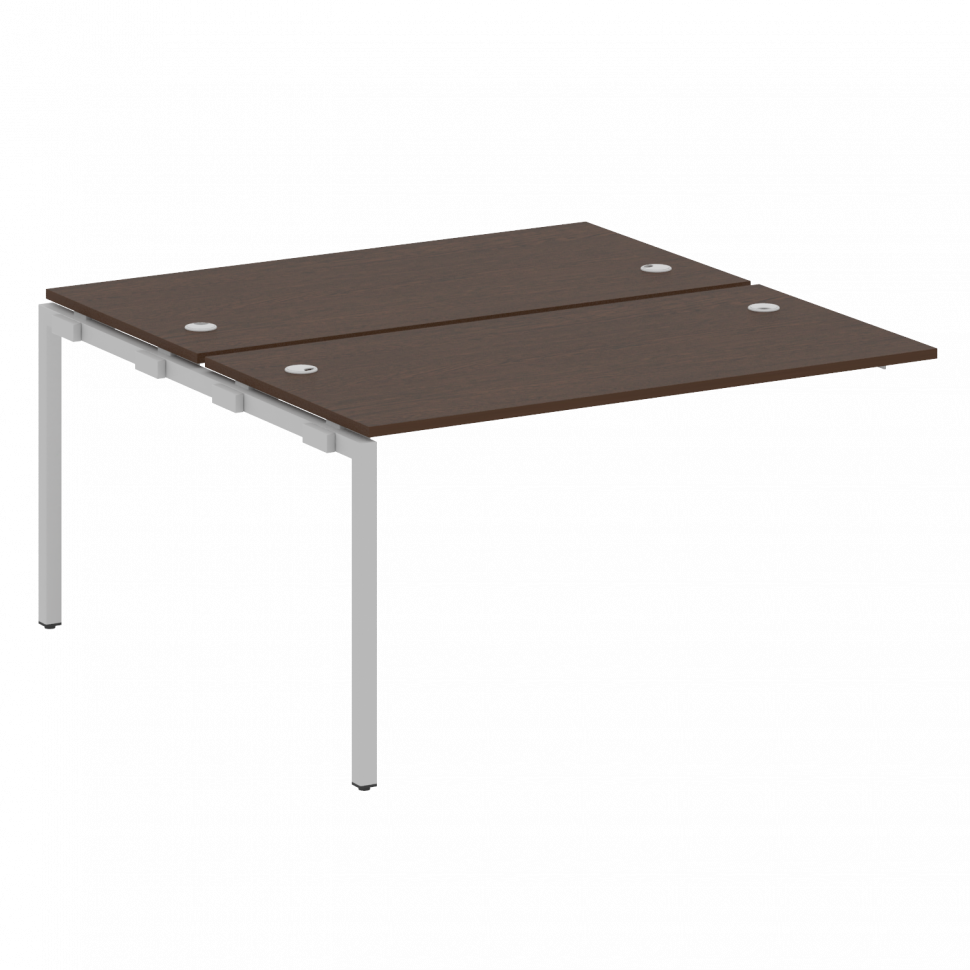 Metal System Quattro Проходной элемент рабочей станции на П-образном м/к 40БП.ПРС-СП-2.3 Венге Цаво/ Metal System Quattro Проходной элемент рабочей станции на П-образном м/к 40БП.ПРС-СП-2.3 Венге Цаво/