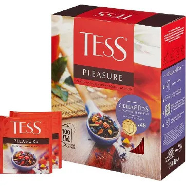 Чай черный TESS Плэжа с шиповником и яблоком 100 пак/уп,730056 Чай черный TESS Плэжа с шиповником и яблоком 100 пак/уп,730056