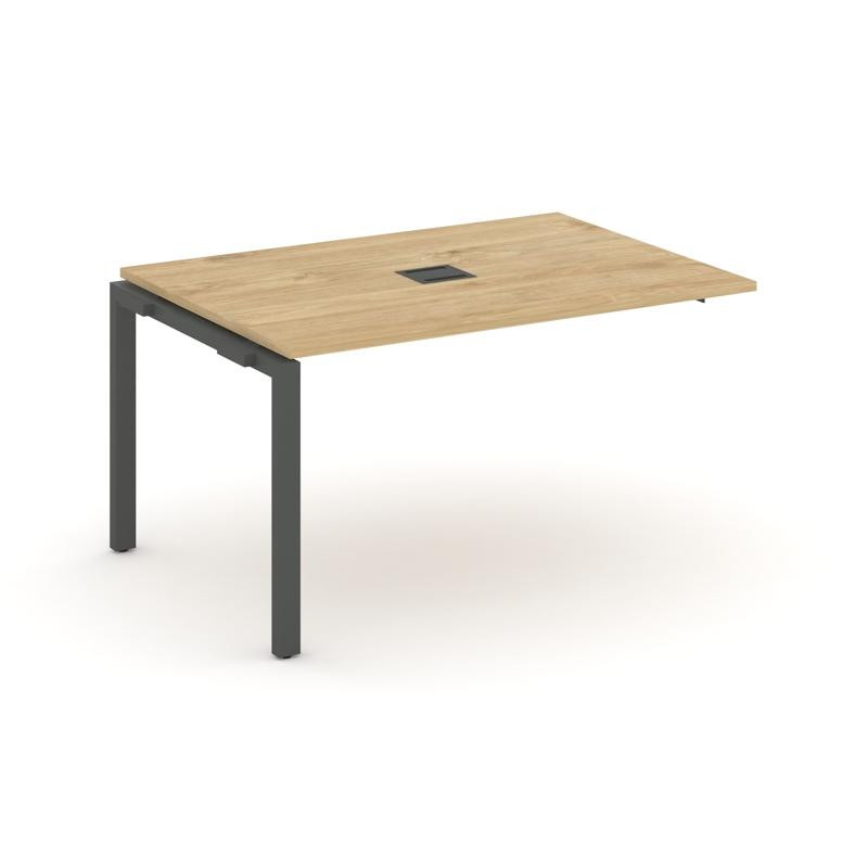 Style Project Проходной наб. элем. перег. стола SN-59P.NSPRG-001 Тиквуд Светлый/Металл Антрацит 980*