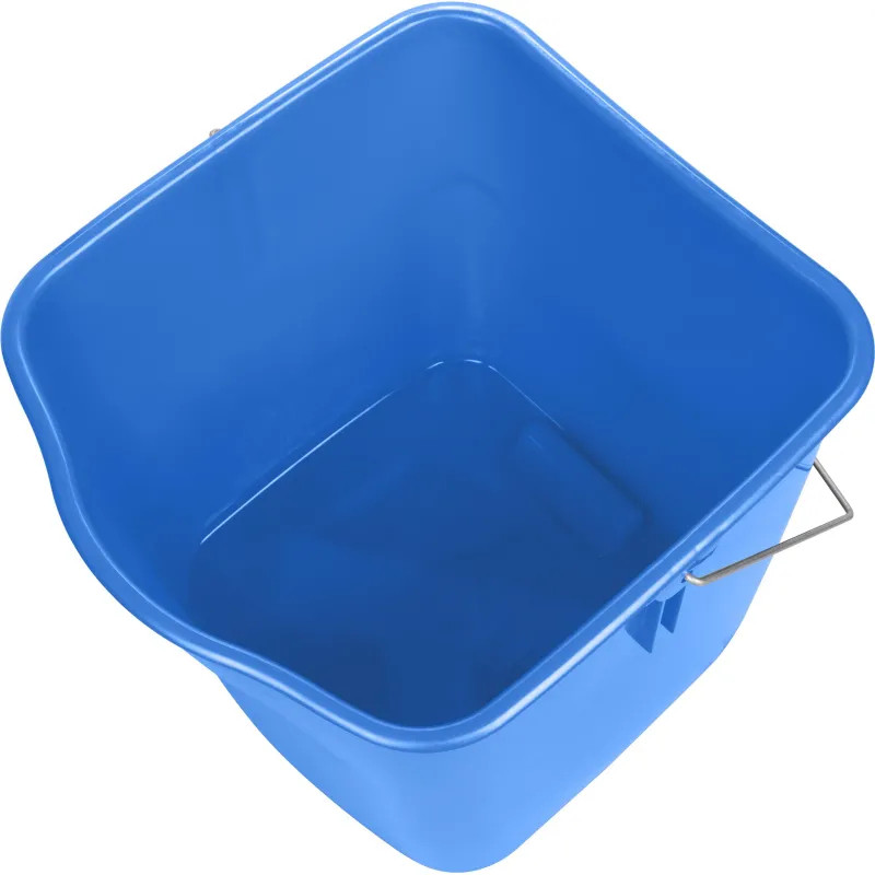 Ведро для тележки прямоугольное пластик синий 25л 25EC/7