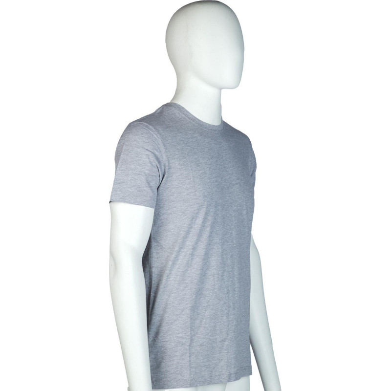 Футболка (160 г.) с кор.рукавом серый меланж (XXL)