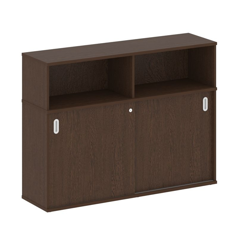 Metal System Шкаф-купе приставной Б.ШК-2 Т Венге Цаво 1475*410*1098 Metal System Шкаф-купе приставной Б.ШК-2 Т Венге Цаво 1475*410*1098