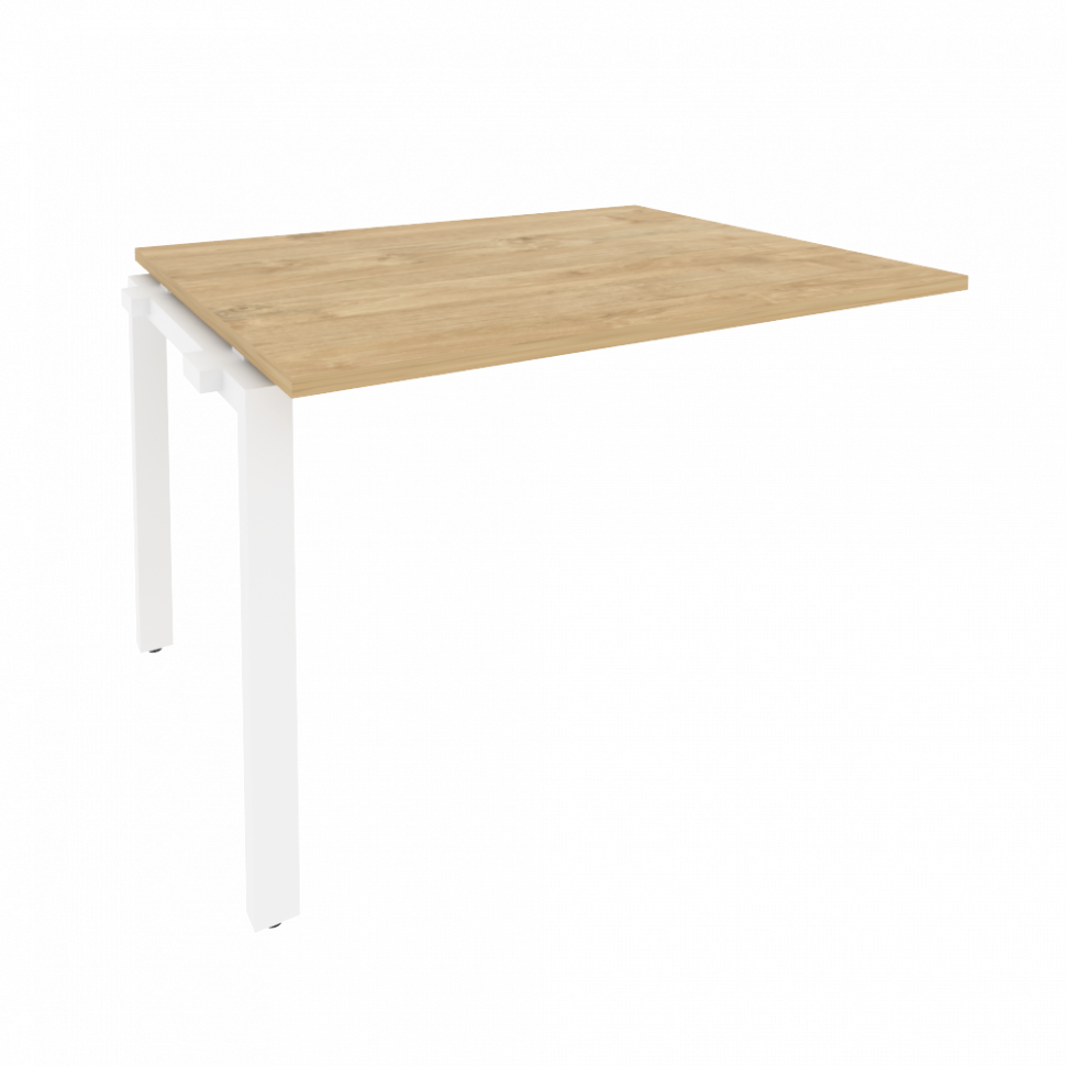 Onix Проходной наборный элемент переговорного стола O.MP-NPRG-2 Тиквуд Светлый/Металл Белый 1180*980 Onix Проходной наборный элемент переговорного стола O.MP-NPRG-2 Тиквуд Светлый/Металл Белый 1180*980