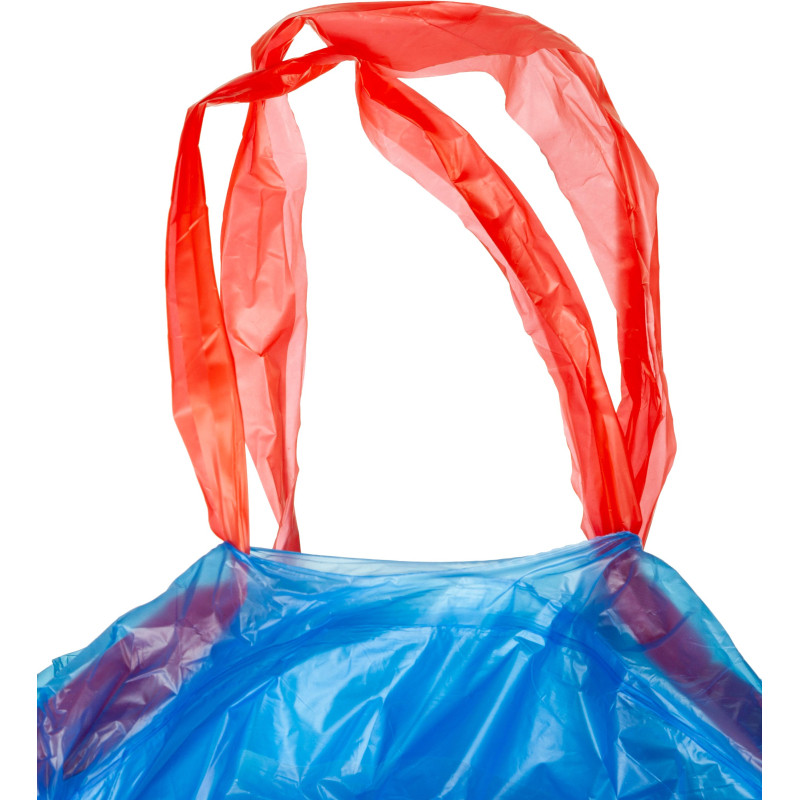 Мешки для мусора ПНД 30л 25мкм 20шт/рул синие 50x60см Luscan с завязками