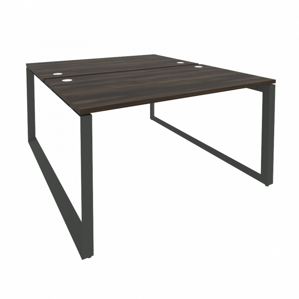 Onix Рабочая станция на О-образном м/к O.MO-D.RS-2.3.8 Дуб Мали/Металл Антрацит 1380*1635*750