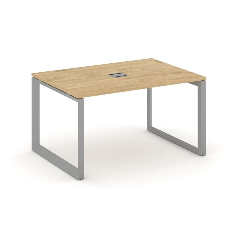 Style Project Стол переговорный SN-59O.SPRG-004 Тиквуд Светлый/Металл Серый 1580*980*750