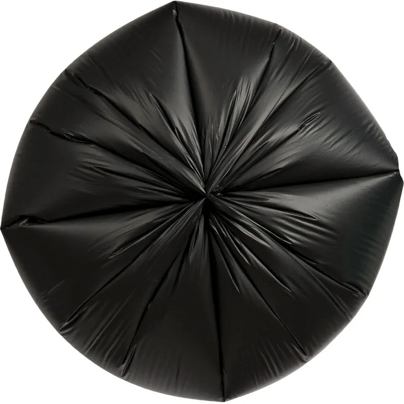 Мешки для мусора ПВД 35л 25мкм 20шт/рул черные 40x70см EcoСlean_СПБ