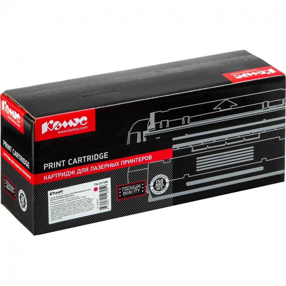 Тонер-картридж Комус TK-5370M пур. для Kyocera PA3500cx/MA3500cix