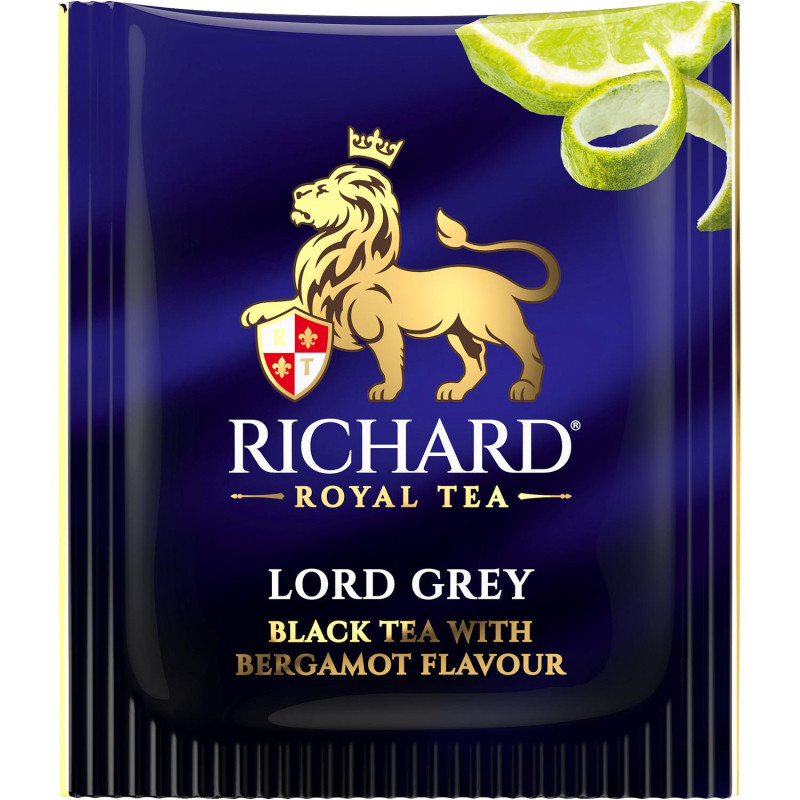 Чай Richard Lord Grey чёрн.аромат. 25x2 сашет