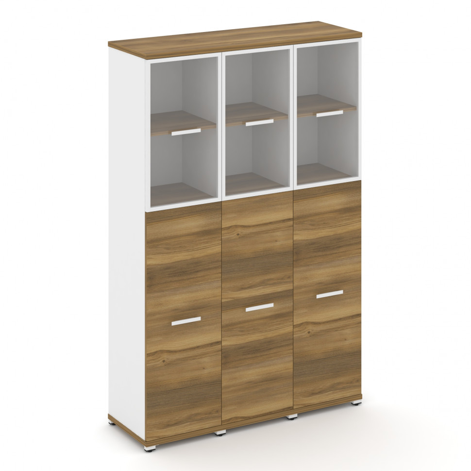 Concept Шкаф 3 узкие секции, 5 ниш CN.STU-535 RPW W Сандал Янтарный/Белый Бриллиант/Металл Белый/Про Concept Шкаф 3 узкие секции, 5 ниш CN.STU-535 RPW W Сандал Янтарный/Белый Бриллиант/Металл Белый/Про