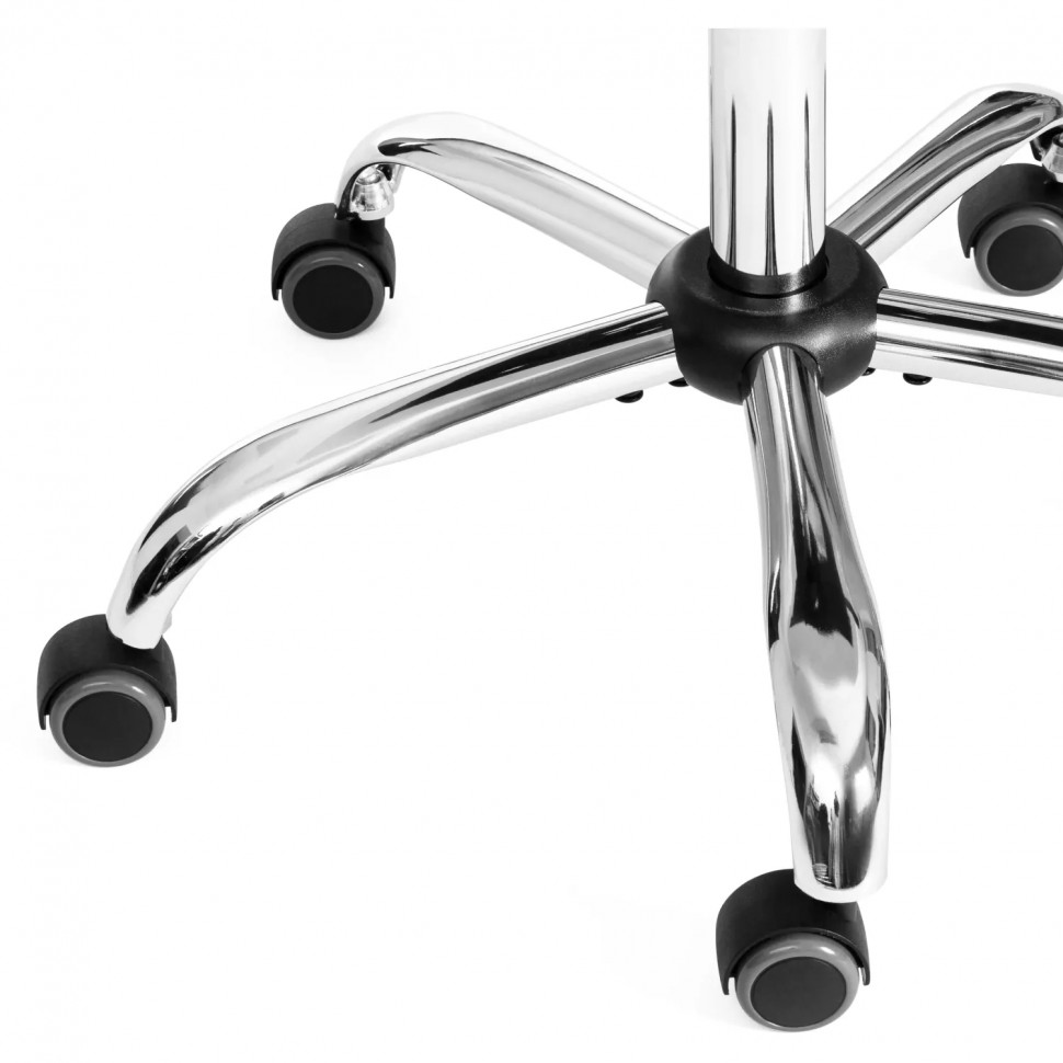 Кресло ТЧ Комус Мебель Easy Chair 619, сетка/экокожа, черный, хром