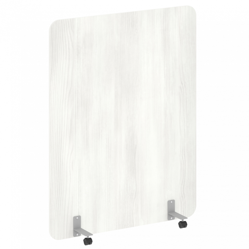 R-line Перегородка на металлических опорах, на роликах DP.R-140-180 Снежная Патина/Металл Серый 1400