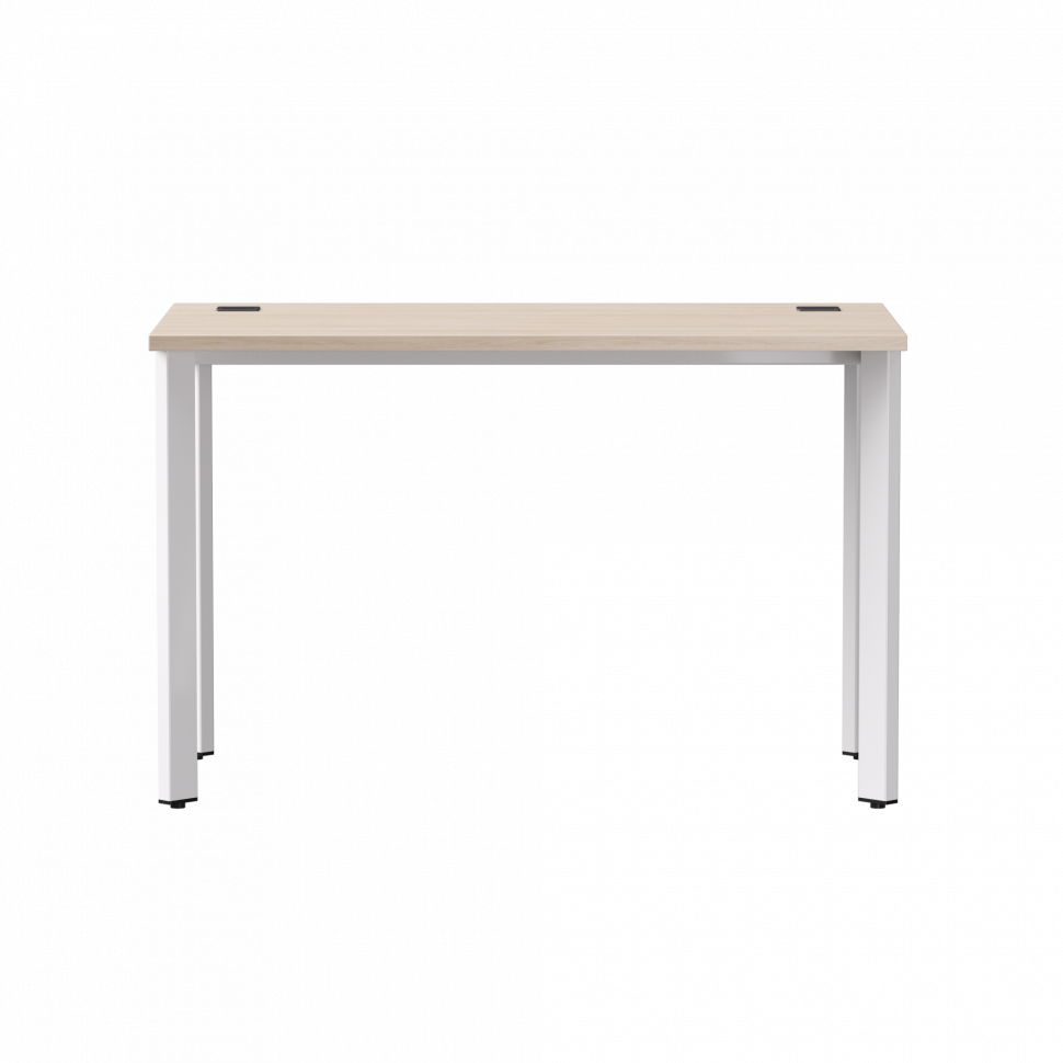 Стол прямой Everprof EVO (ЭВО) на металлокаркасе 1180х670х755 мм опоры 45гр Дуб Соната/Белый
