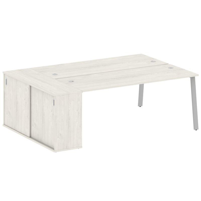 Metal System Рабочая станция с шкафом-купе на А-образном м/к БА.РС-СШК-1.5 Т Дуб Наварра/Металл Серы Metal System Рабочая станция с шкафом-купе на А-образном м/к БА.РС-СШК-1.5 Т Дуб Наварра/Металл Серы