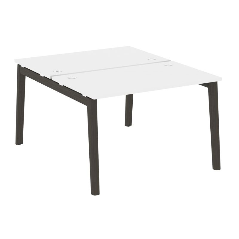 Onix Wood Рабочая станция OW.D.RS-2.2.7 Белый Бриллиант/Дуб Темный/Металл Антрацит 1180*1475*750