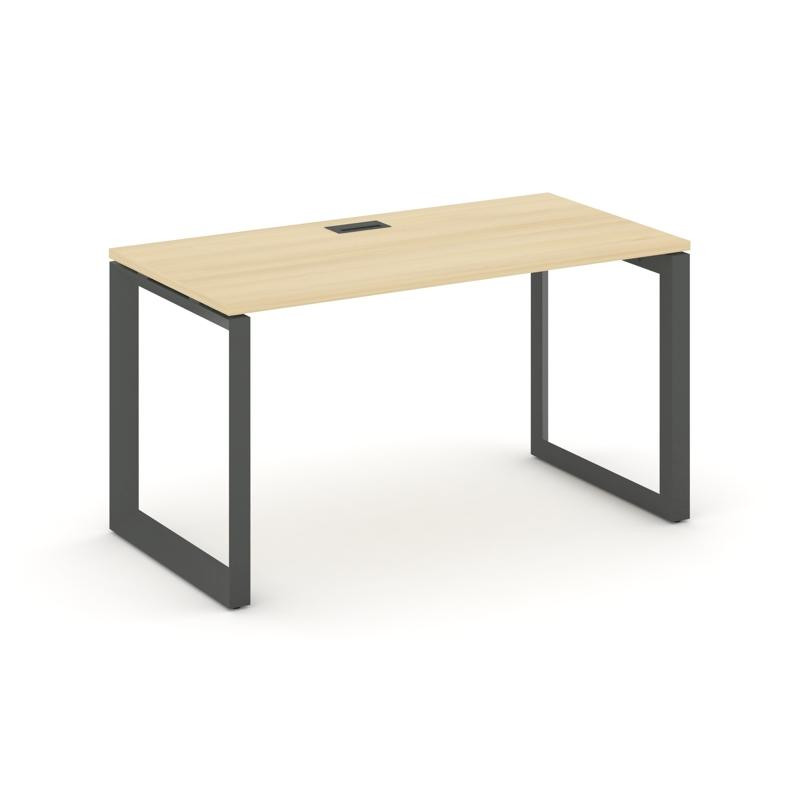 Style Project Стол письменный SN-59O.SP-004 Акация Лорка/Металл Антрацит/Черный Заглушка 1580*600*75