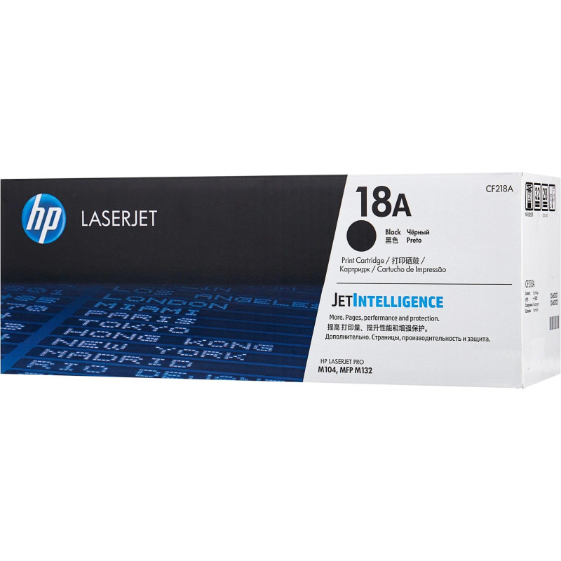 Тонер-картридж HP 18A CF218A чер. для LJ Pro M104/MFP M132 Тонер-картридж HP 18A CF218A чер. для LJ Pro M104/MFP M132