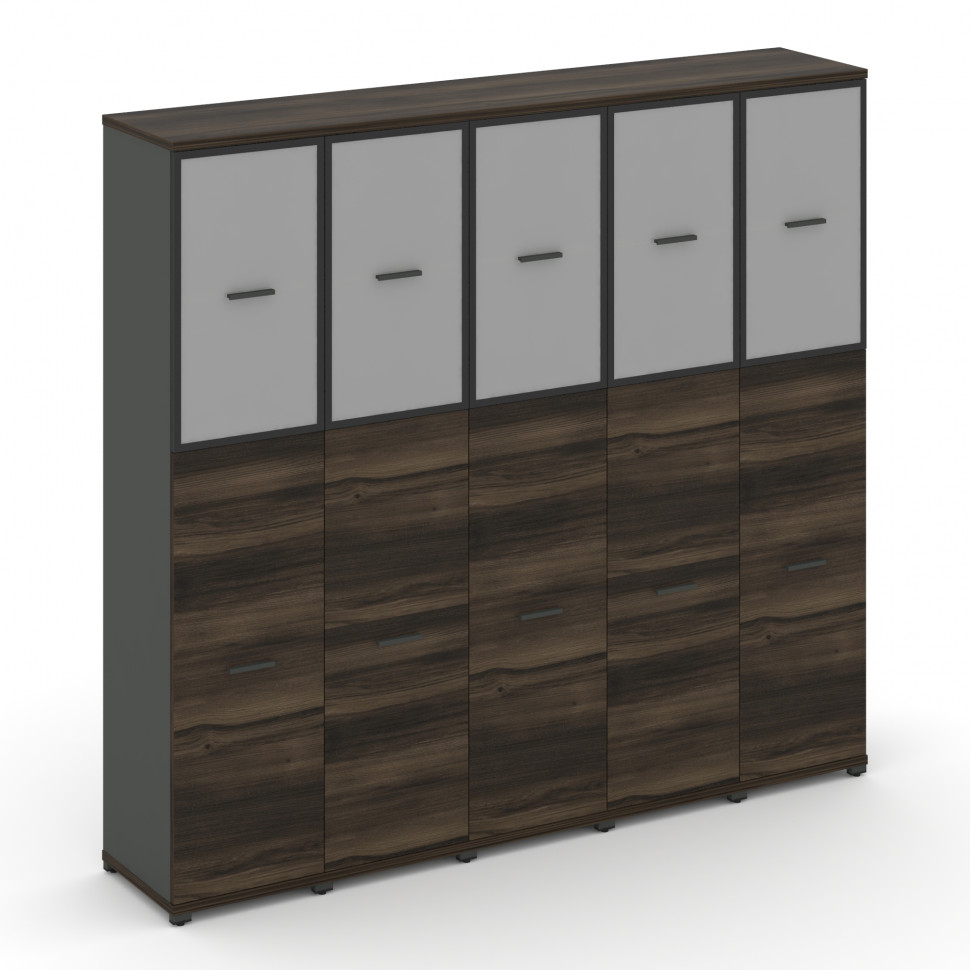 Concept Шкаф 5 узких секций, 5 ниш CN.STU-555 RMB A Дуб Мали/Антрацит/Металл Антрацит/Сатин 2084*420 Concept Шкаф 5 узких секций, 5 ниш CN.STU-555 RMB A Дуб Мали/Антрацит/Металл Антрацит/Сатин 2084*420