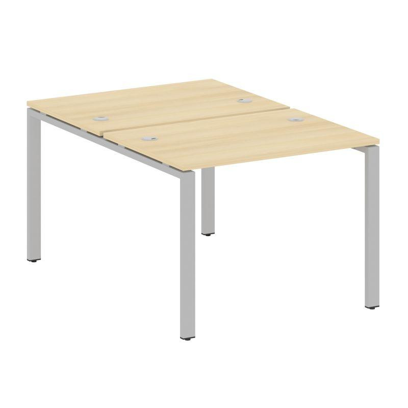 Metal System Рабочая станция на П-образном м/к БП.РАС-СП-2.1 Акация Лорка/Металл Серый 1000*1475*750