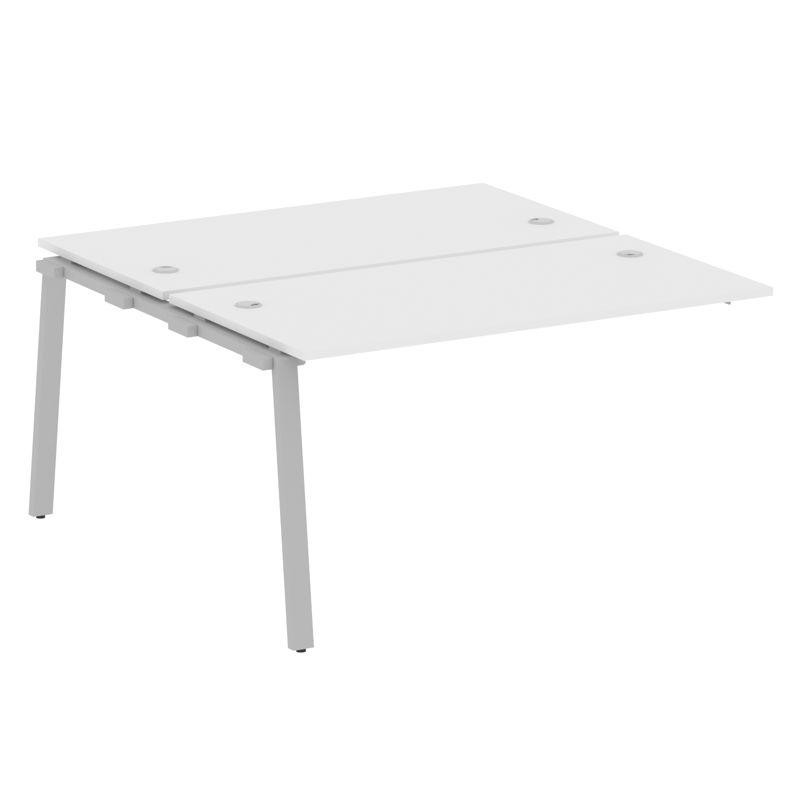 Metal System Проходной элемент рабочей станции на А-образном м/к БА.ПРС-СП-2.3 Белый/Металл Серый 14