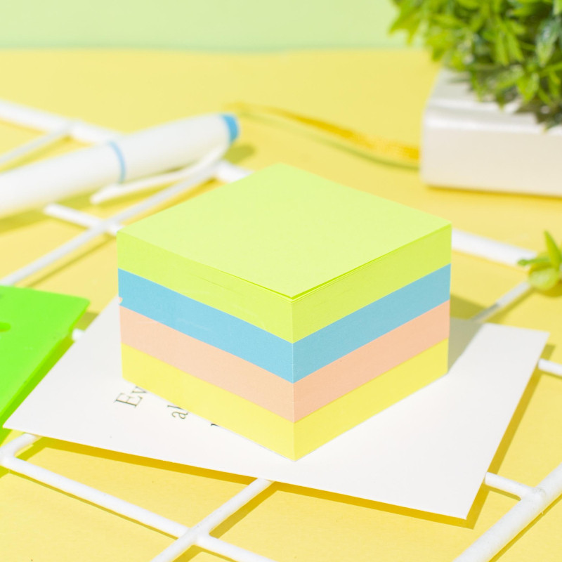 Стикеры Attache Selection куб 51х51, неон-2 4 цвета 400 л