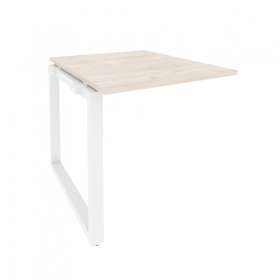 Onix Проходной наборный элемент переговорного стола O.MO-NPRG-0 Денвер Светлый/Металл Белый 780*980* Onix Проходной наборный элемент переговорного стола O.MO-NPRG-0 Денвер Светлый/Металл Белый 780*980*