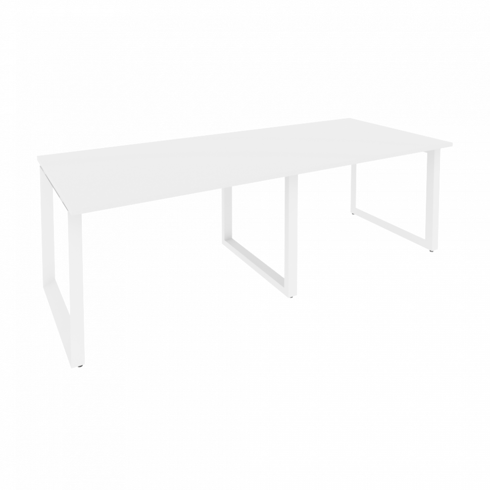 Onix Стол переговорный O.MO-PRG-2.2 Белый Бриллиант/Металл Белый 2360*980*750 Onix Стол переговорный O.MO-PRG-2.2 Белый Бриллиант/Металл Белый 2360*980*750