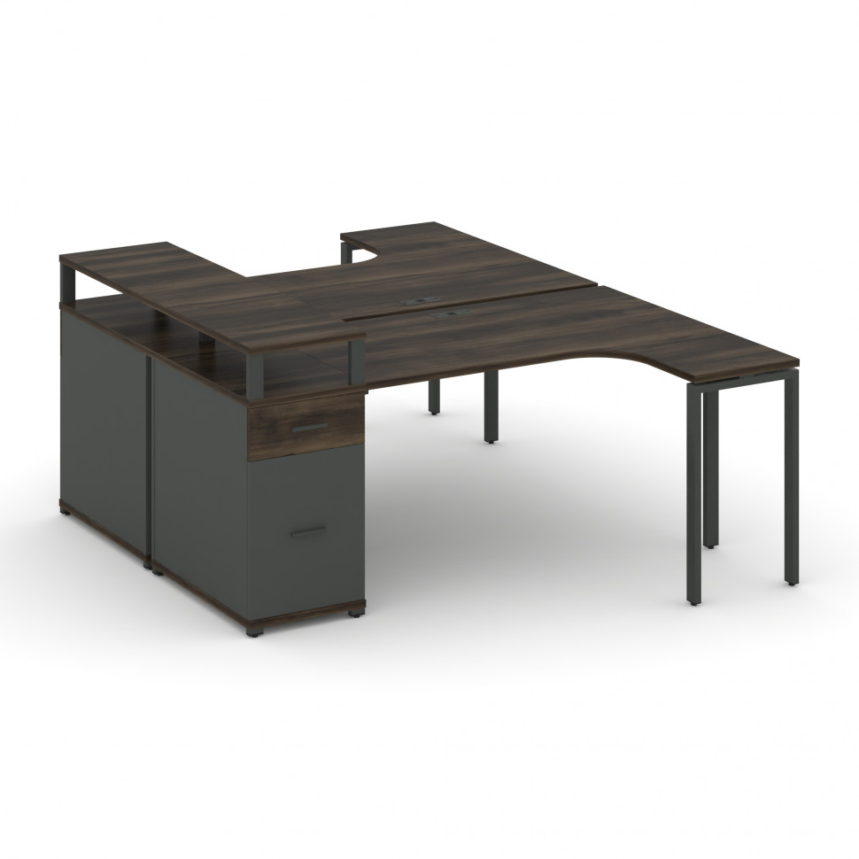 Concept Рабочая станция CN.DSA-408 A Дуб Мали/Антрацит/Металл Антрацит 2000*1180*917 Concept Рабочая станция CN.DSA-408 A Дуб Мали/Антрацит/Металл Антрацит 2000*1180*917