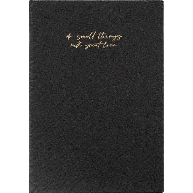 Ежедневник недатированный черный, А5 136 л., Plan your life, ATTACHE