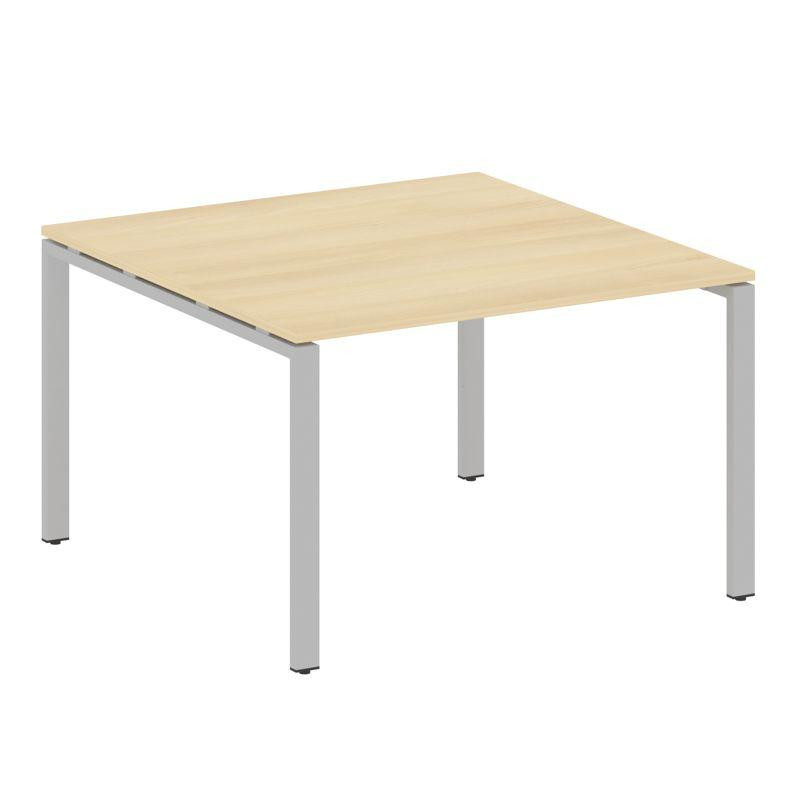 Metal System Переговорный стол (1 столешница) на П-образном м/к БП.ПРГ-1.2 Акация Лорка/Металл Серый