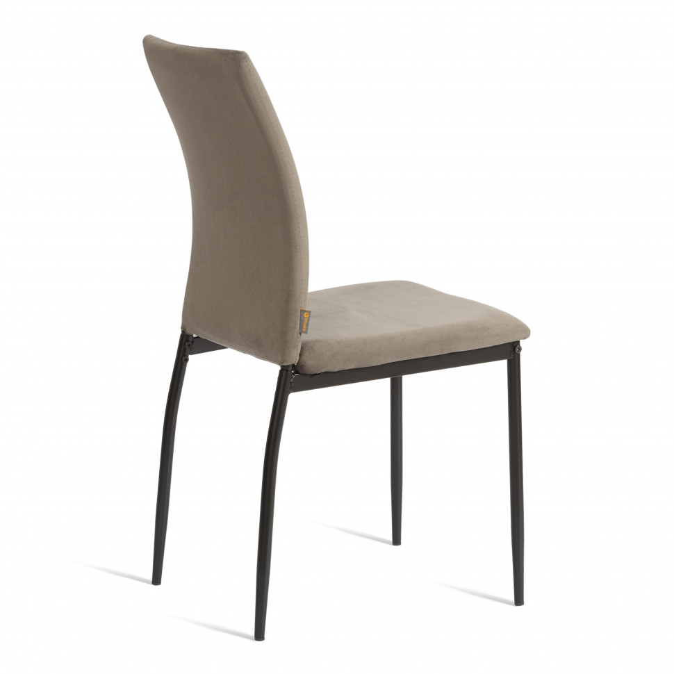 Стул Capri/Капри (мод. BC565-DC) металл, флок, 43х53х92см, темно-серый HLR24/черный Стул Capri/Капри (мод. BC565-DC) металл, флок, 43х53х92см, темно-серый HLR24/черный